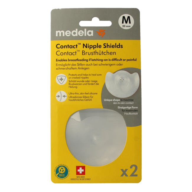 Contact nipple shields size M 1 pair