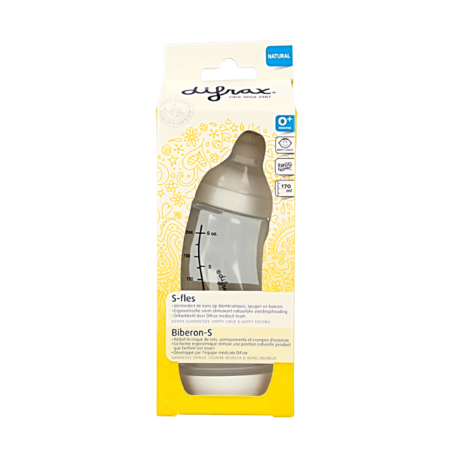 S-Flasche klein sortiert Natural, 1 Stück