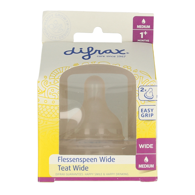 Flesspeen soft breed medium 2 Stuks