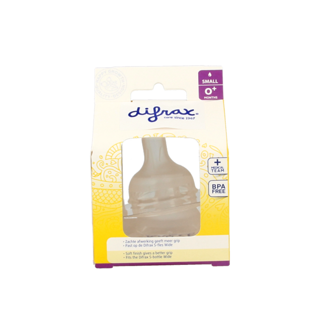 Bottle teat soft wide small 2 Pack