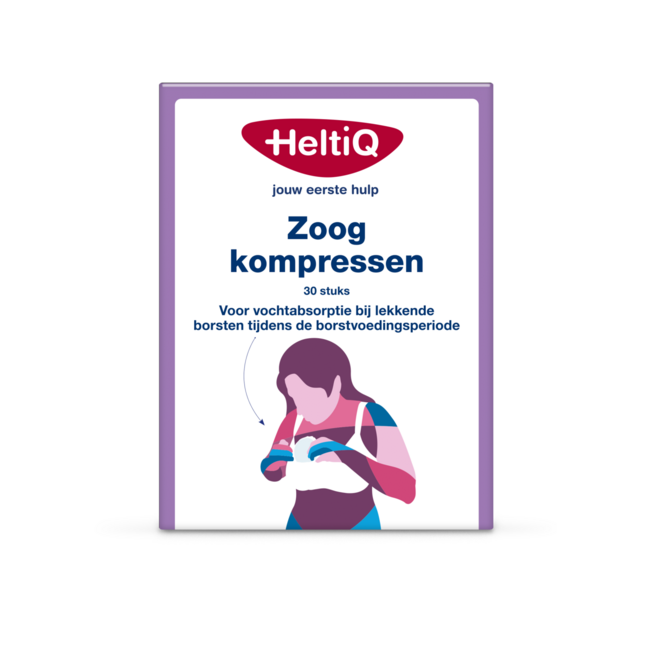Zoogkompressen gevormd 30 Stuks