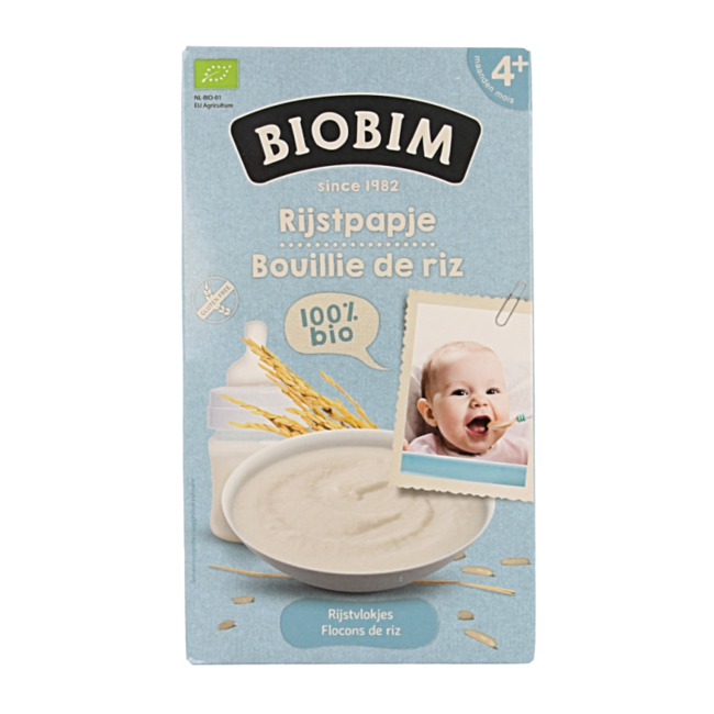 Crème de riz bio pour bébé dès 4 mois 200 g