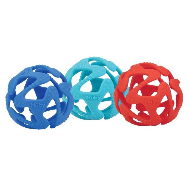 Pelota de dentición de silicona 3 meses+ 1 unidad