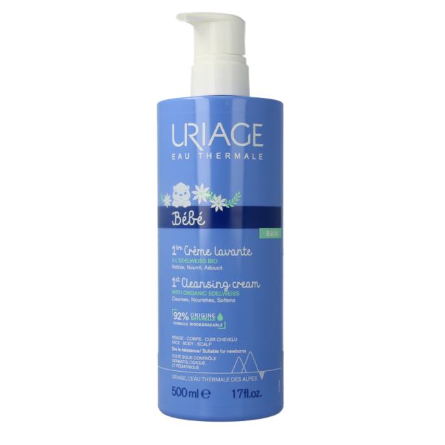 Uriage Bébé 1ère Waschcreme 500 Milliliter