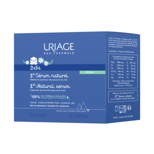 Uriage Bebe 1er serum naturel unidose 5x15ml 1 Zestaw
