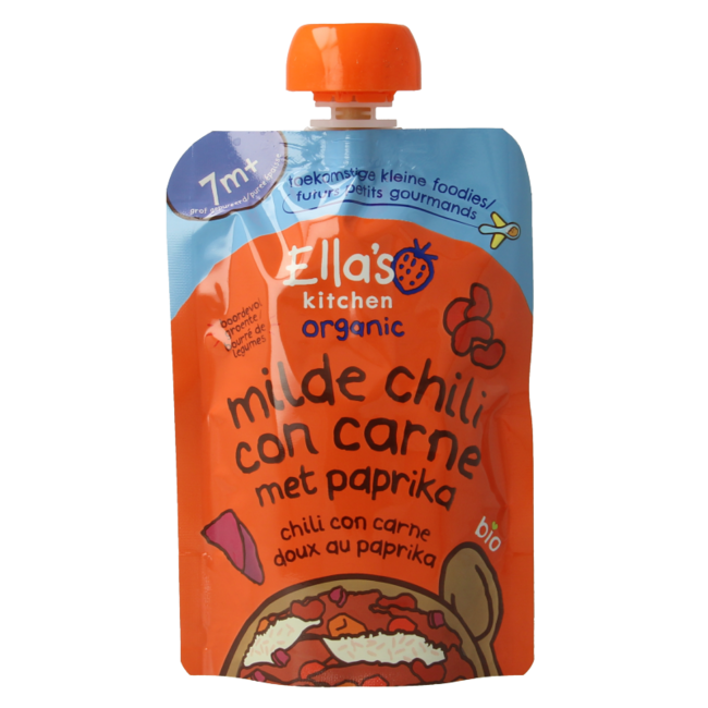 Milde Chili con Carne mit Paprika 7+ Monate Bio 130 Gramm