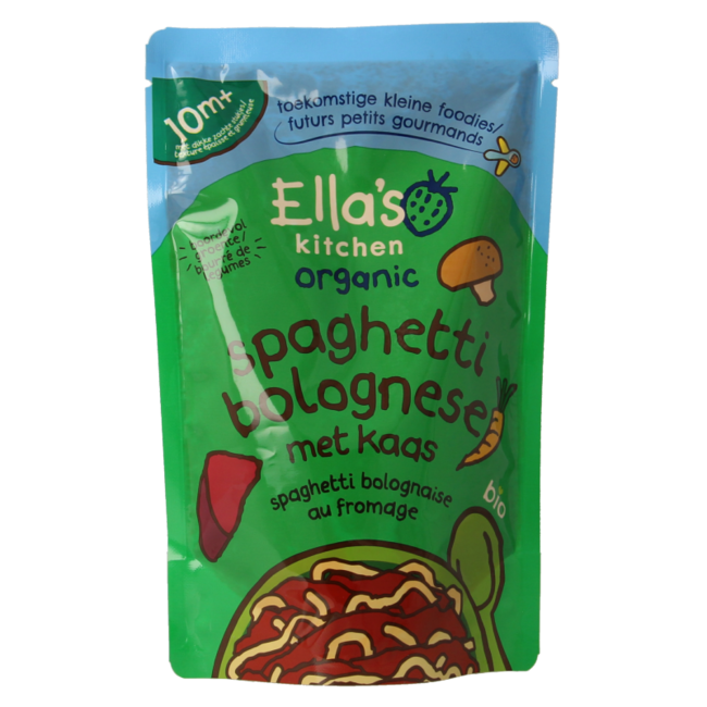 Spaghetti bolognese with cheese 10+ months organic 190 Gram