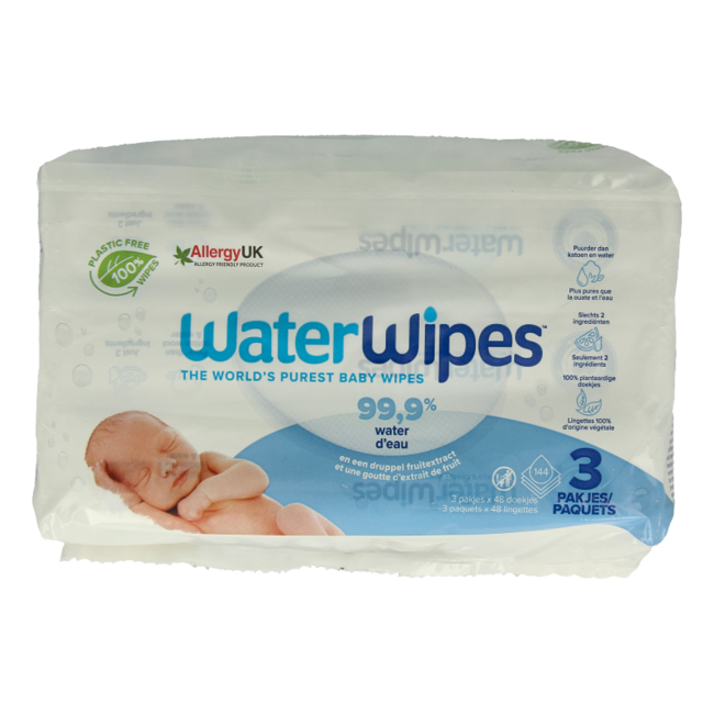 Baby Wipes 3-pack 144 Pieces