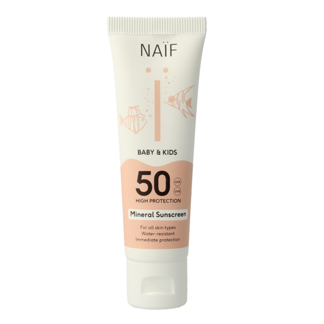 Crema solar para bebés y niños SPF50 30 ml