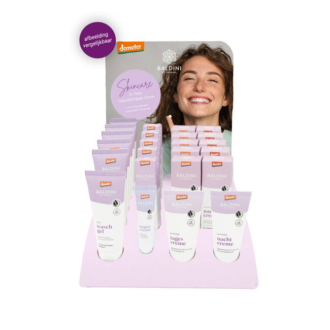 Lavender facial care display 1 Display