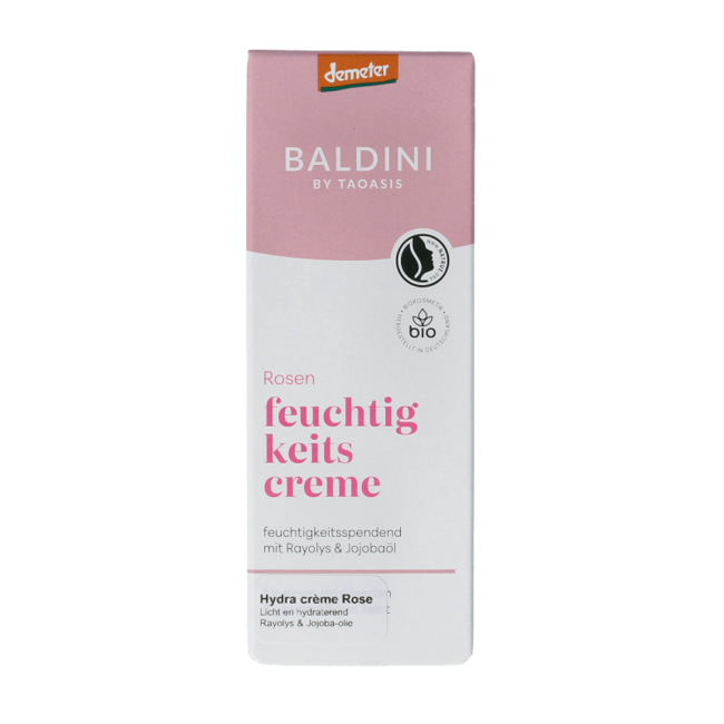Leichte feuchtigkeitsspendende Rose Demeter Creme 50 Milliliter