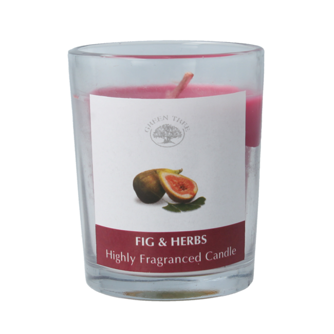 Świeca zapachowa figi i zioła votives 55 gramów