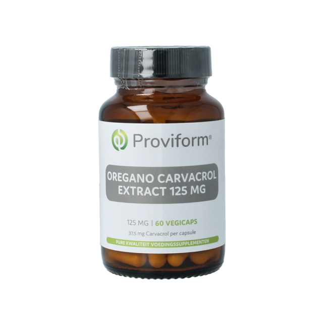 Oregano carvacrol extract 60 Vegetarische capsules