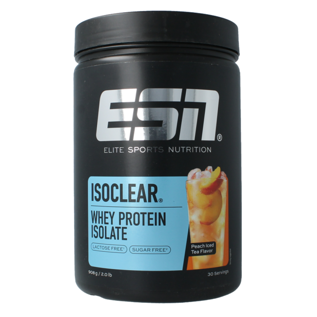 Isoclear Whey Isolate Peach Iced Tea 908g