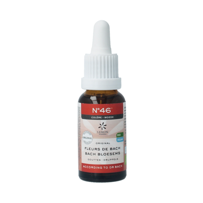 Mezcla de flores de Bach 46 enfado bio 20 ml