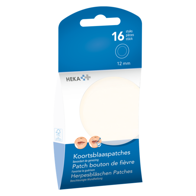 Cold Sore Patches 12mm 16 Pieces