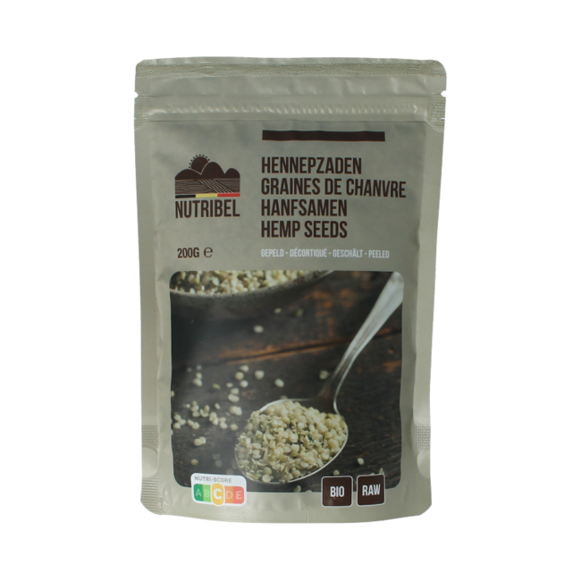 Semillas de cáñamo peladas raw bio 200 gramos