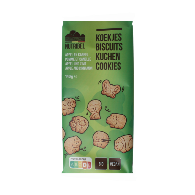 Organic apple cinnamon children's biscuits 140 Gram