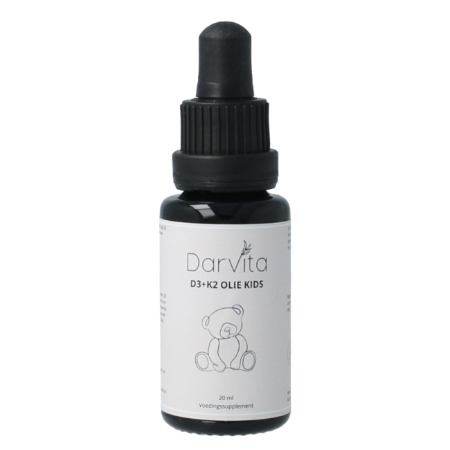 Aceite de coco D3+K2 infantil 20 Mililitros