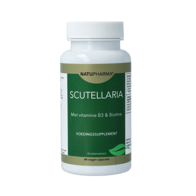 Scutellaria vitamina B3 biotina 60 Cápsulas
