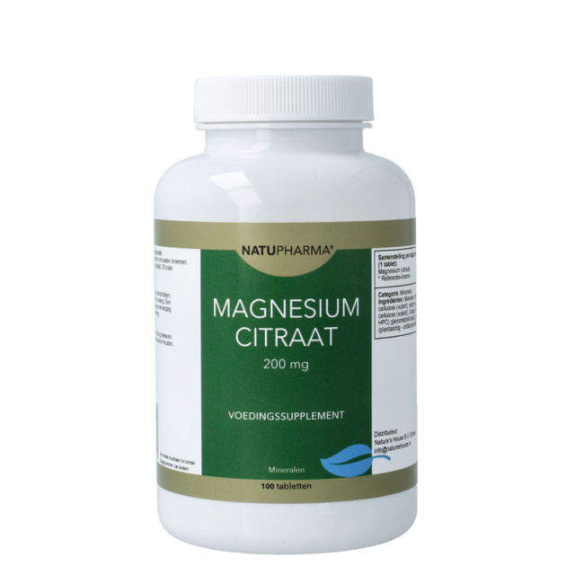 Citrate de magnésium 200 mg 100 comprimés