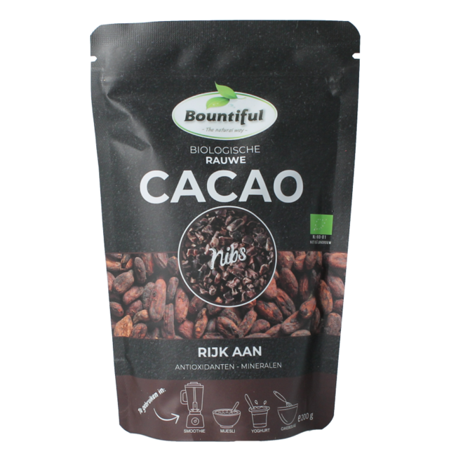 Nibs de cacao crudos bio 200 gramos