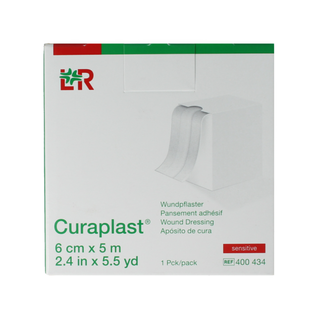 Sensitive wound plaster 6cm x 5m 1 Roll