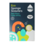 Sponge with scouring pad compostable 4 Pieces