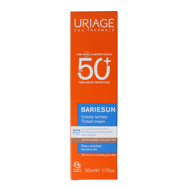 Bariesun koloryzujący krem złocisty SPF50 50 mililitrów