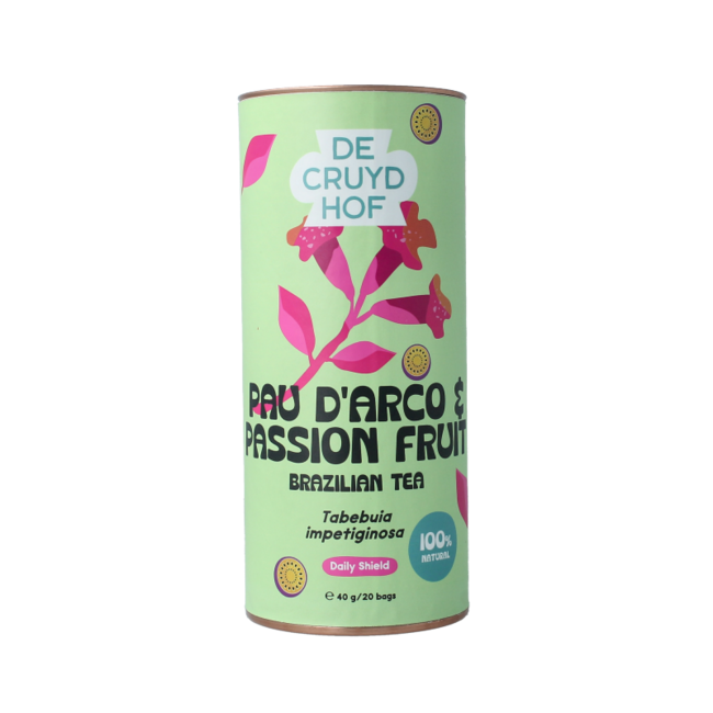 Tea pau d'Arco / passion fruit 20 Pieces