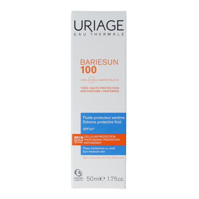 Bariesun 100 fluido SPF50+ 50 mililitros