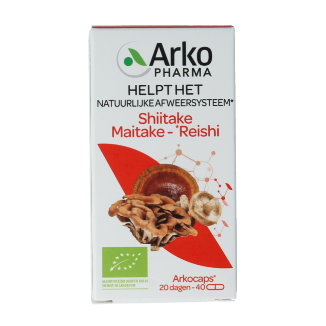 Reishi Shiitake Maitake Bio 40 Kapseln