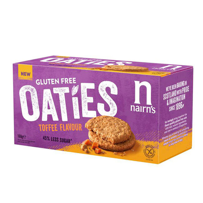 Oaties toffee gluten-free 160 Gram