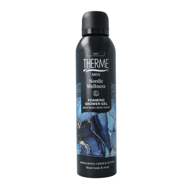 Nordic wellness foaming shower gel 200 Millilitre