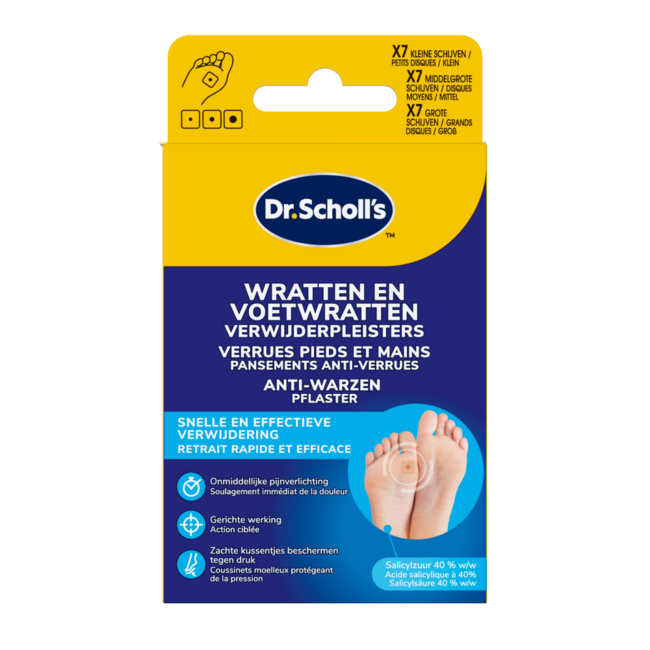 Apósitos para la eliminación de verrugas y verrugas plantares 21 unidades