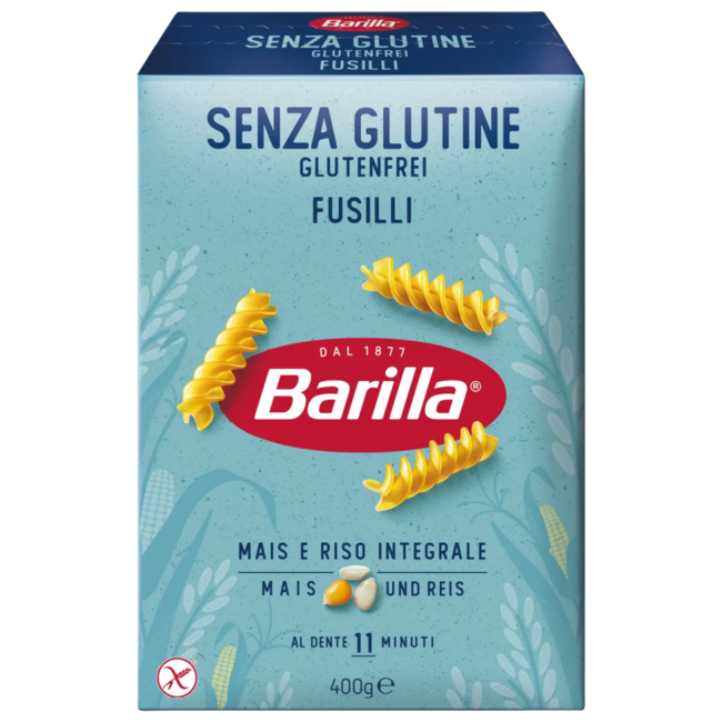 Fusilli sin gluten 400 gramos