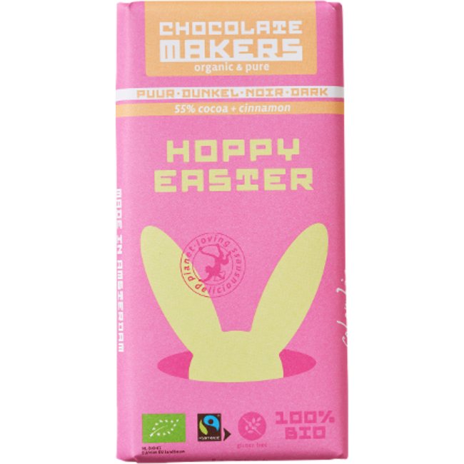 Hoppy easter fondente bio 80 Gram