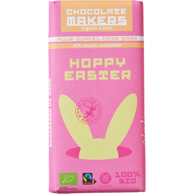 Hoppy easter noir bio 80 Grammes
