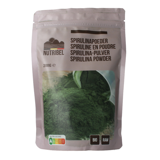Spirulina en polvo raw bio 200 gramos