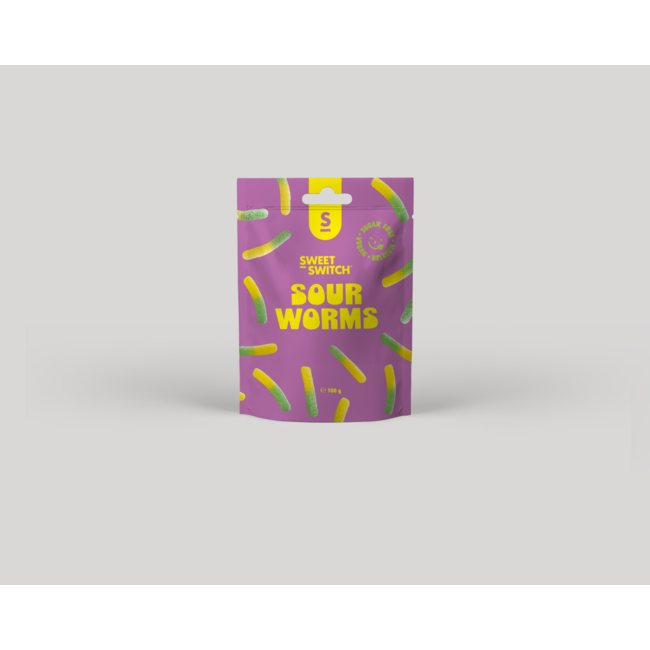 Sour worms 100 Grammi