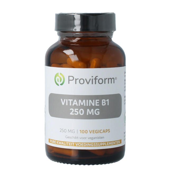 Vitamina B1 tiamina 250 mg 100 cápsulas vegetales