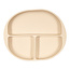 Divided silicone plate beige 1 Piece