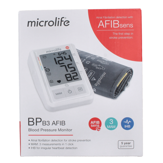 MIC BPB3 AFIB Blood pressure monitor 1 Piece