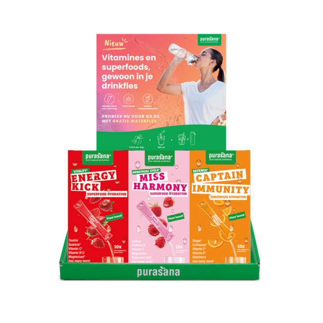 Summer pack hydration superfoods display filled 1 Display