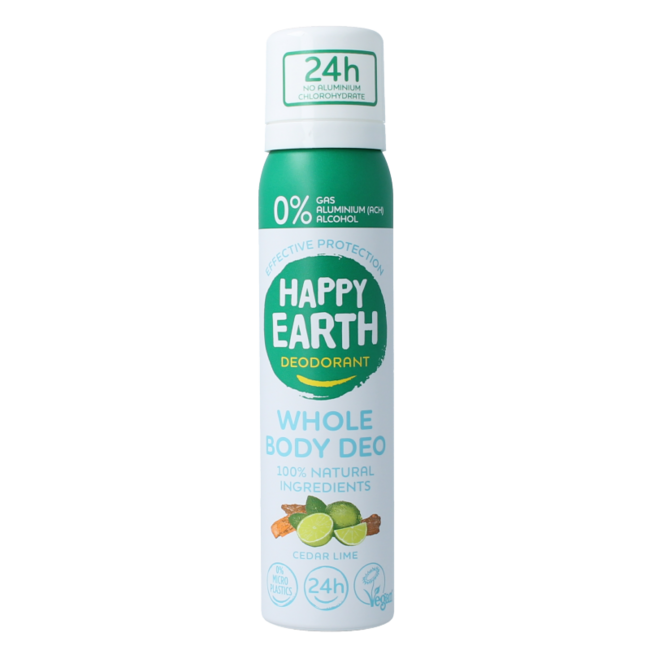 Deodorant Bodyspray Zeder Limette 100 Milliliter