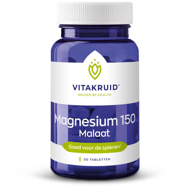 Magnesium 150 jabłczan z witaminą B6 (P-5-P) 30 tabletek