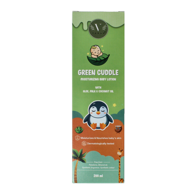 Green Cuddle Feuchtigkeitsspendende Babylotion 200 Milliliter