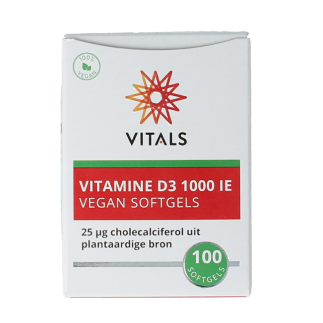 Vitamin D3 1000IU vegan 100 Softgels
