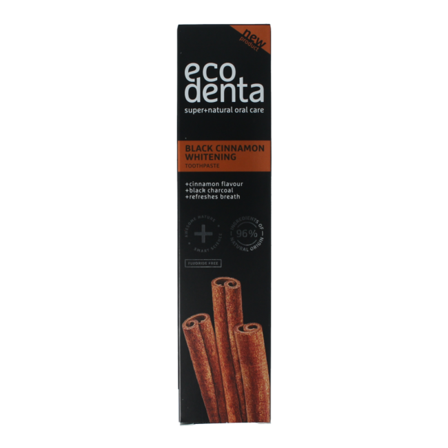 Toothpaste whitening cinnamon black line 100 Millilitre
