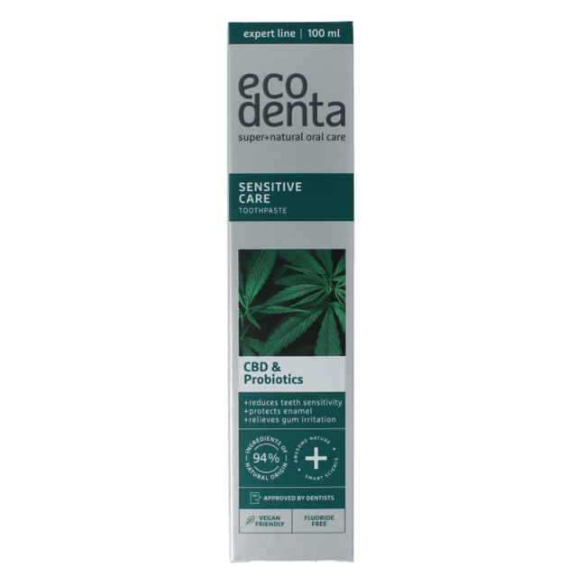 Pasta do zębów sensitive CBD probiotica expert line 100 mililitrów